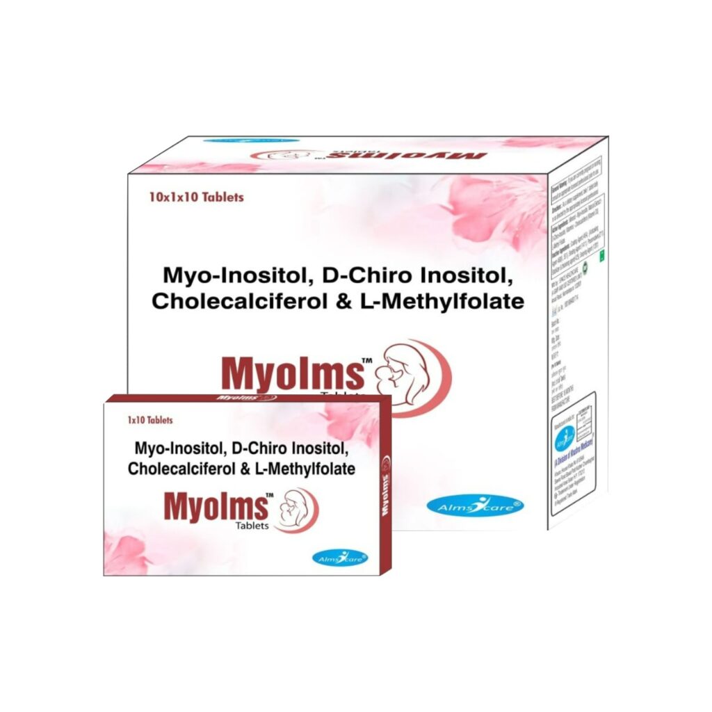 Myolms tablet , PCOD , Cholecalciferol, DCI , Ovarian Health