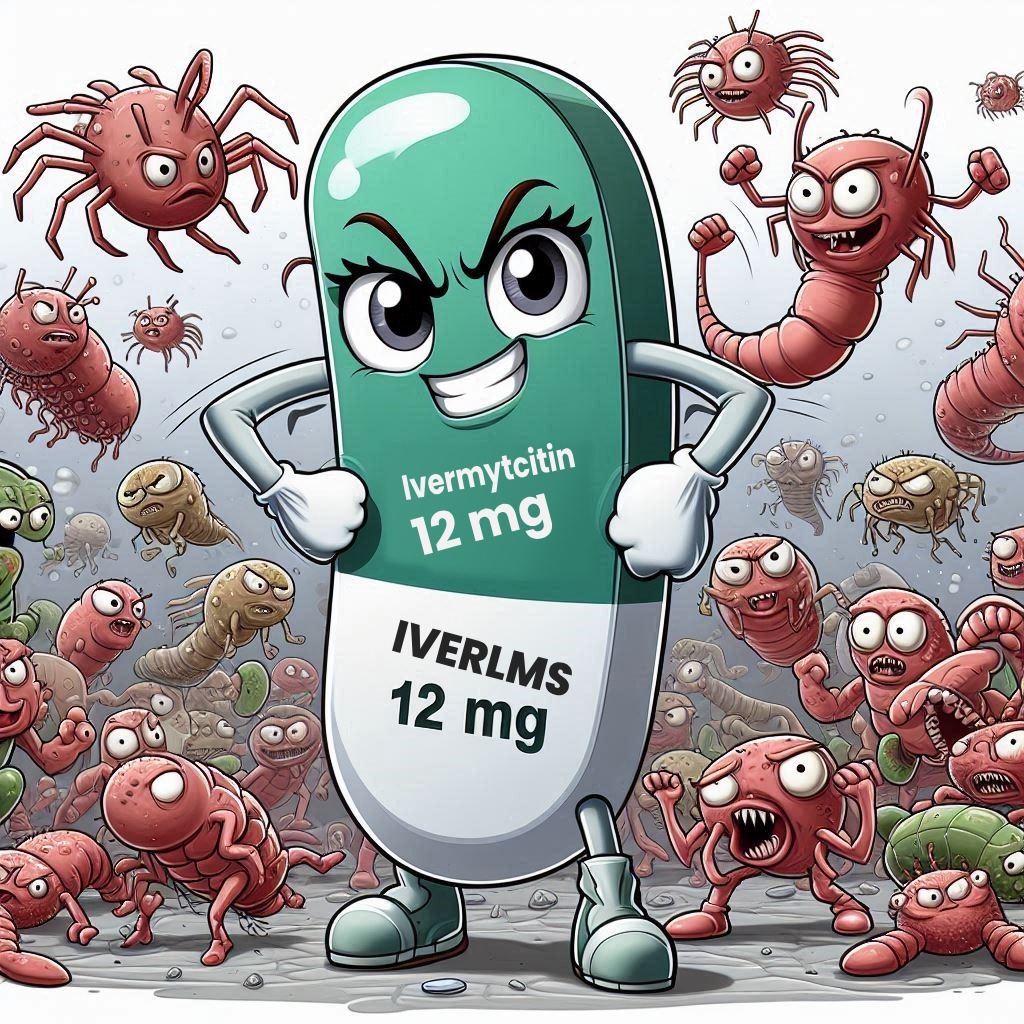 Ivermycitin 12mg , Iverlms 12mg , Parasitic infection